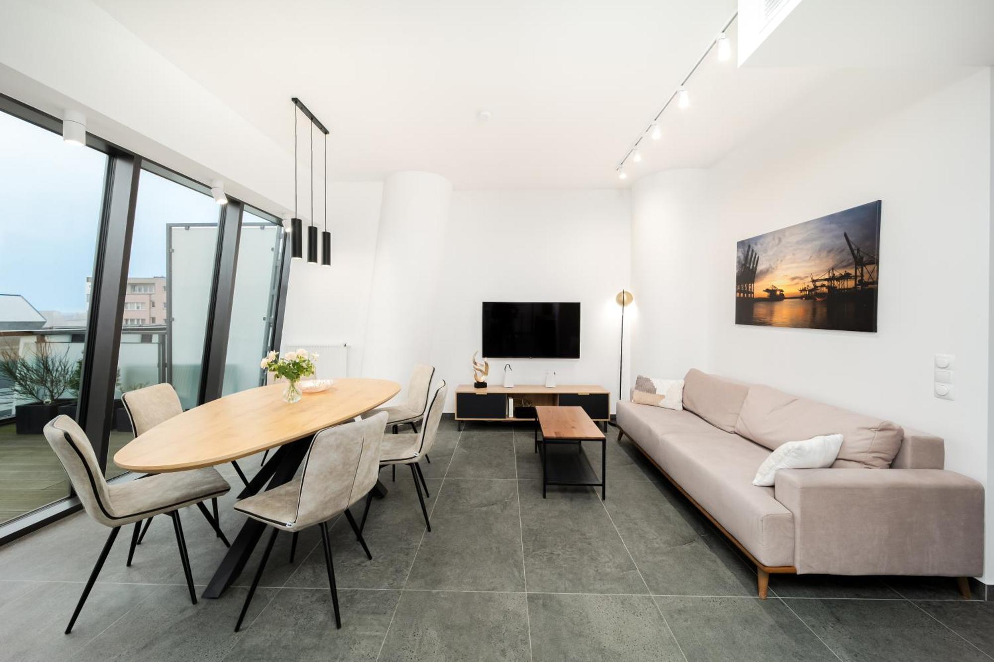 Apartment Hanza Tower No. 701 - Swimming Pool, Jacuzzi, Terrace Szczecin